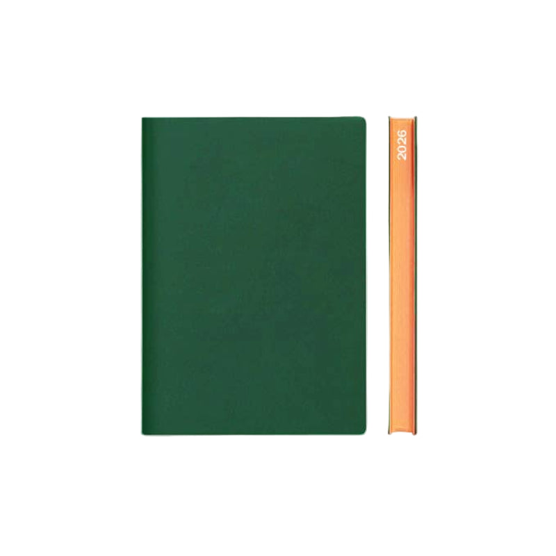 Daycraft 2026 Daily Diary - Green/Orange