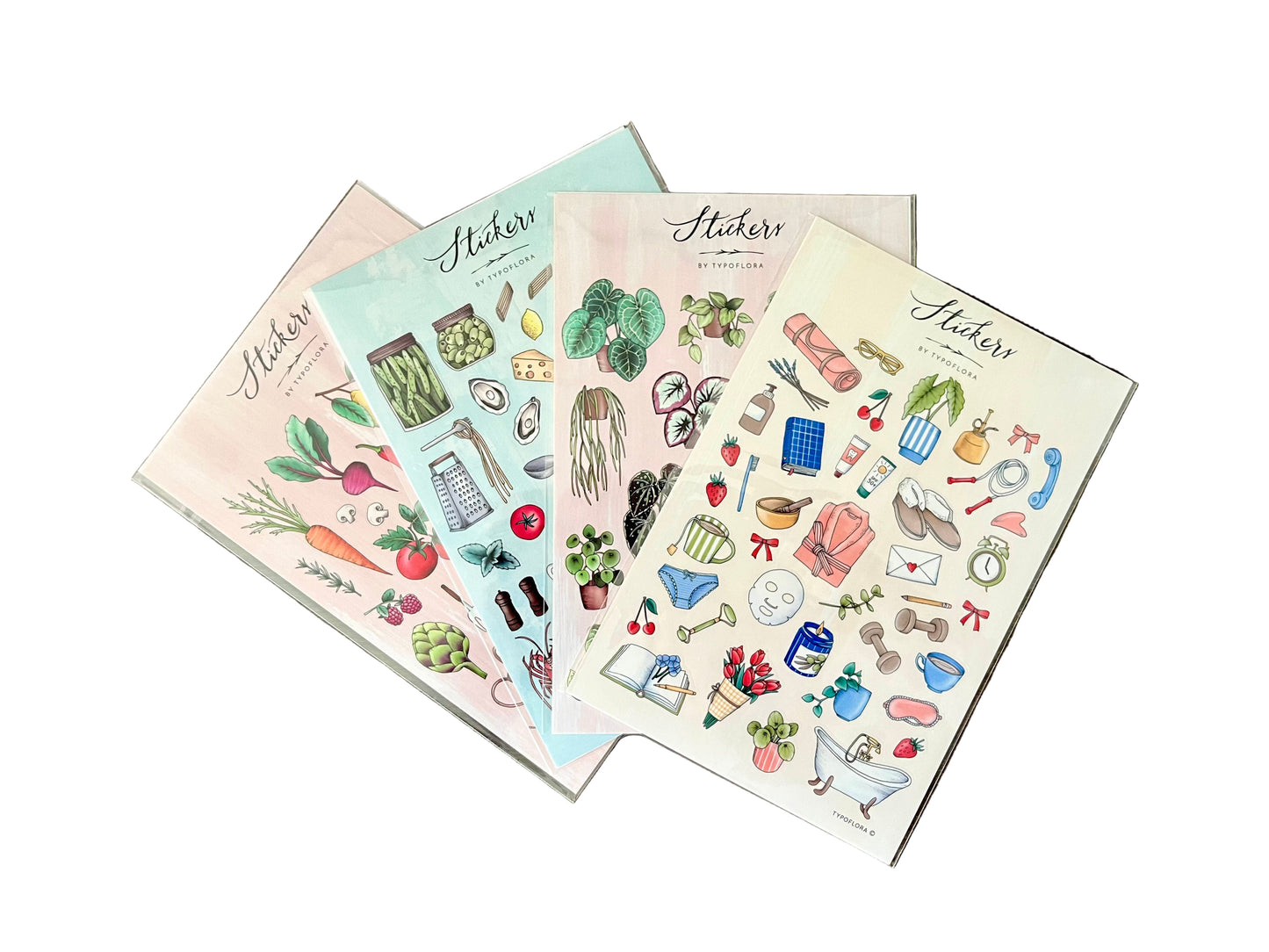 The Homebody Collection - 4x Sticker Sheet Bundle